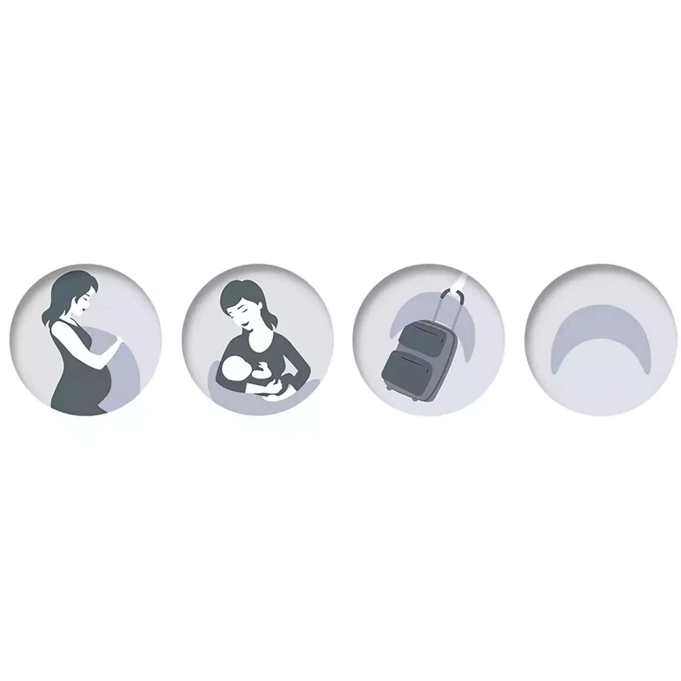 Plüschmond Steingrau