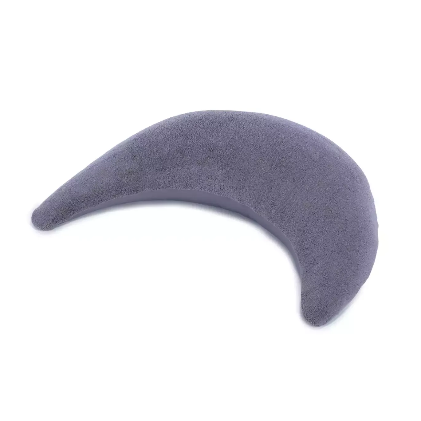 Plüschmond Steingrau