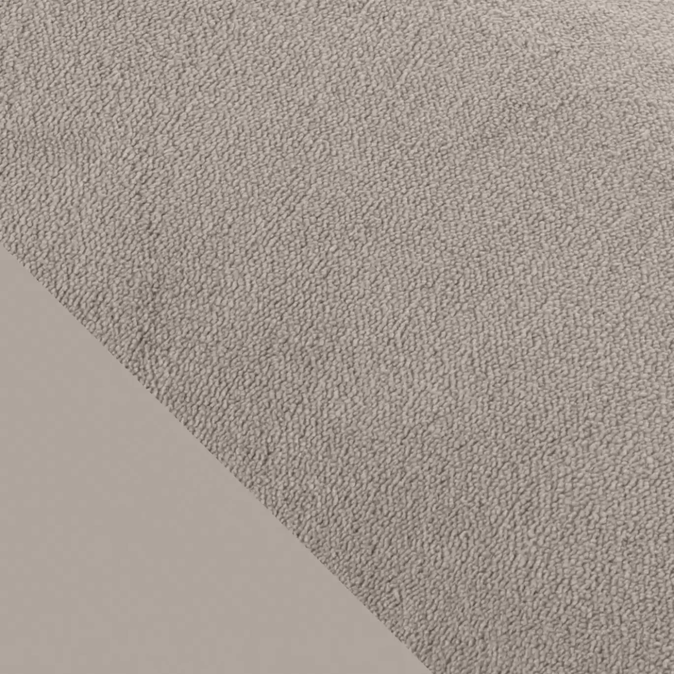 Plüschmond Taupe