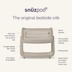 Pod 5 Beistellbett Pebble