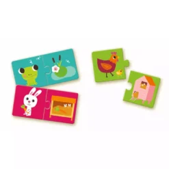 Puzzle duo Wo wohne ich?