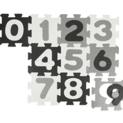 Puzzlematte Zahlen Hermelin
