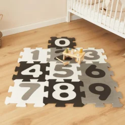 Puzzlematte Zahlen Hermelin