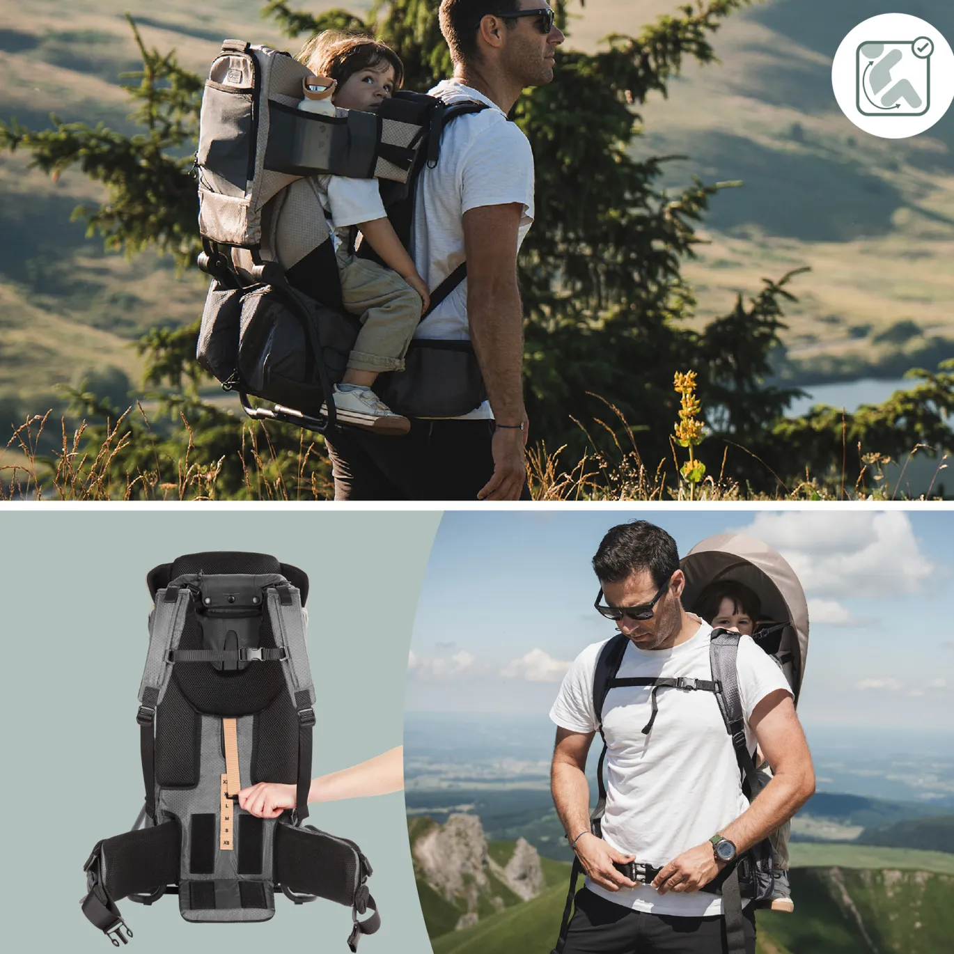 Rückentrage Moov & Hike Dune