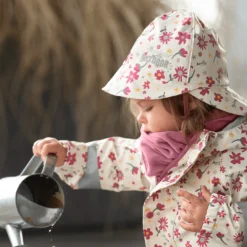 Regenjacke Blumen