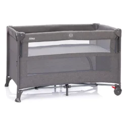 Reisebeistellbett Porto Grau Melange