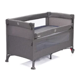 Reisebeistellbett Porto Grau Melange