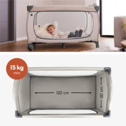 Reisebett Sleep N Easyfold Dark Grey