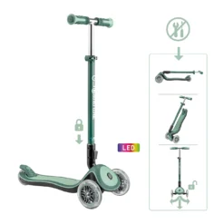 Roller Elite Deluxe Lights Grün