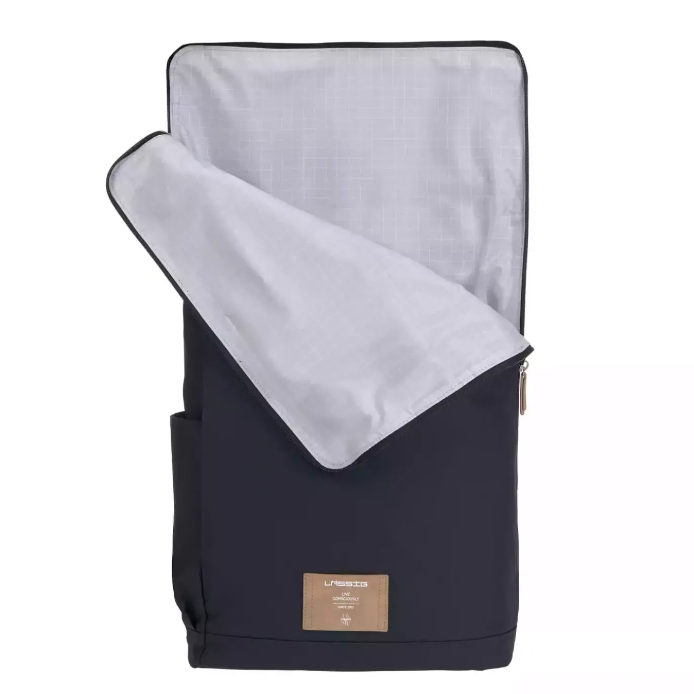 Rolltop Backpack Green Label Night Blue