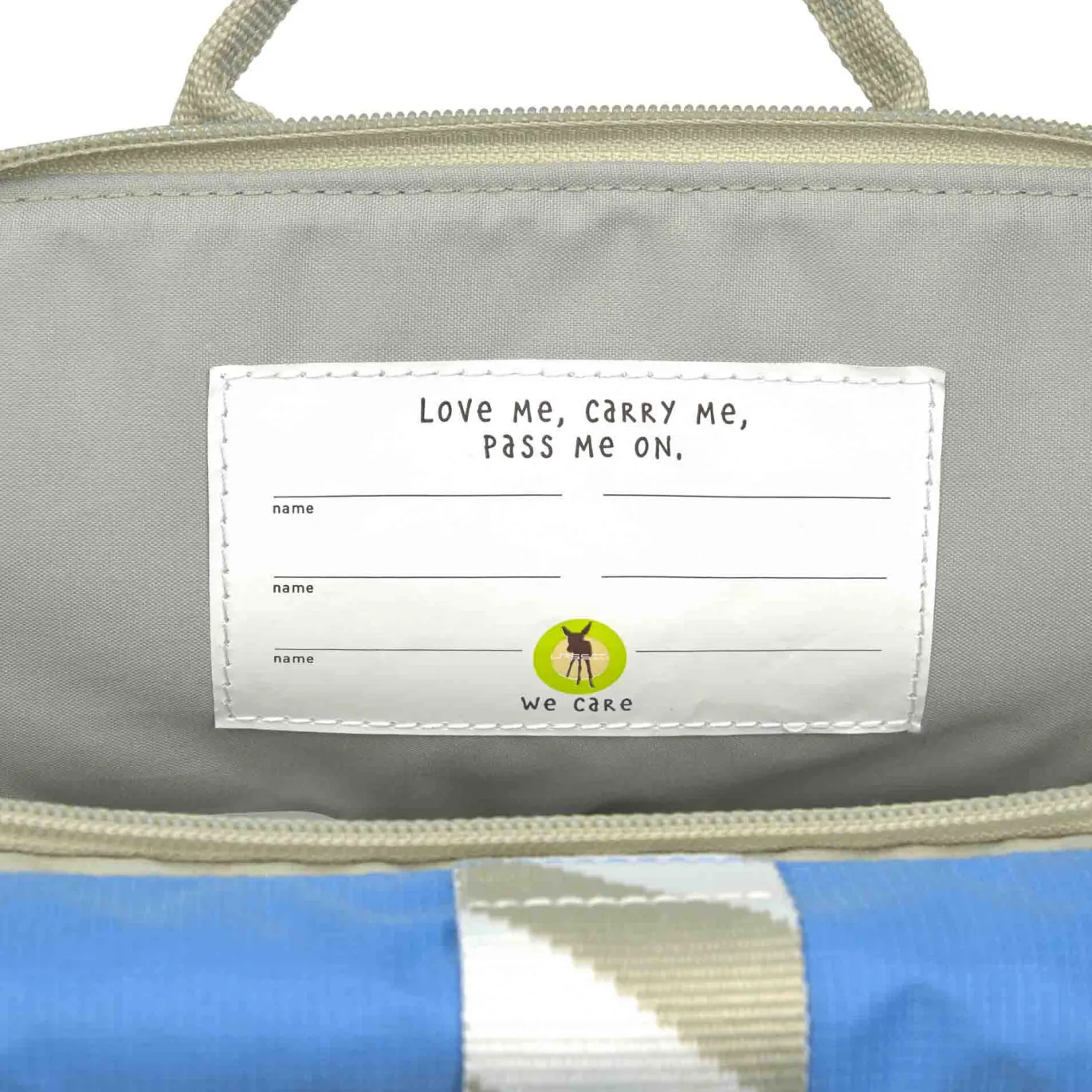 Rolltop-Kinderrucksack Sunny Explorer Blau