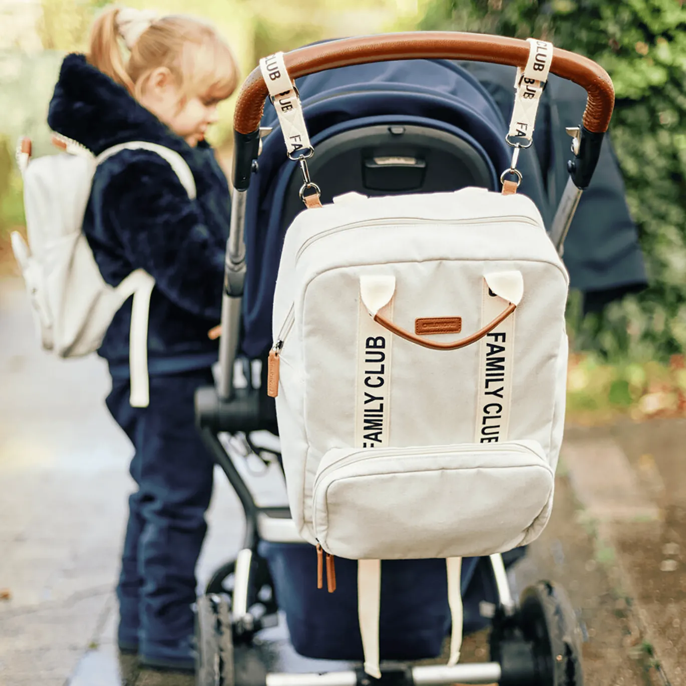Rucksack Family Club Weiß