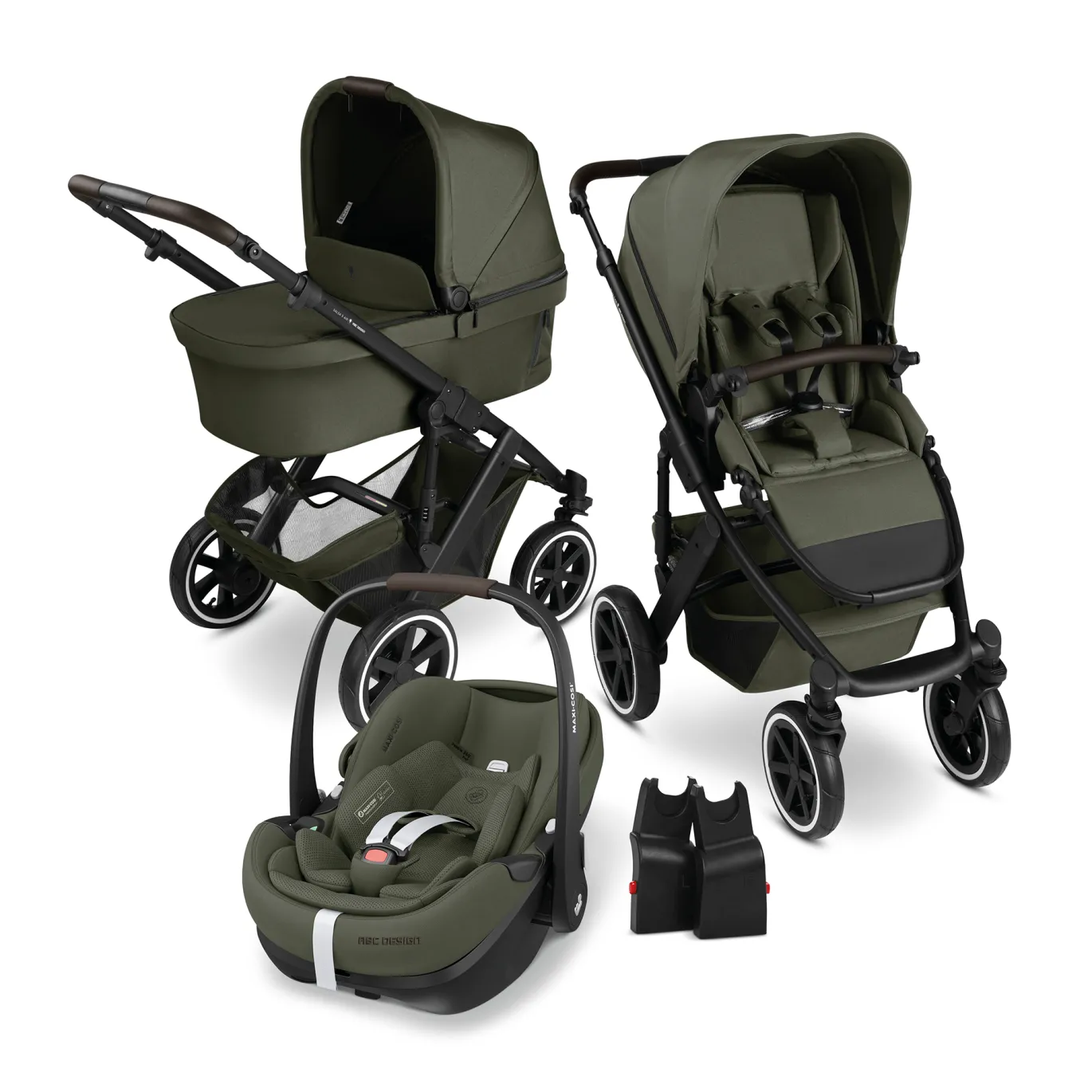 Salsa 5 Air All in One Avocado x Maxi Cosi Pebble 360 Pro² Babyschale
