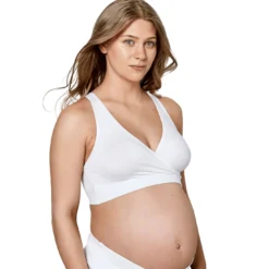 Schlaf Bustier weiß Gr. L Keep Cool