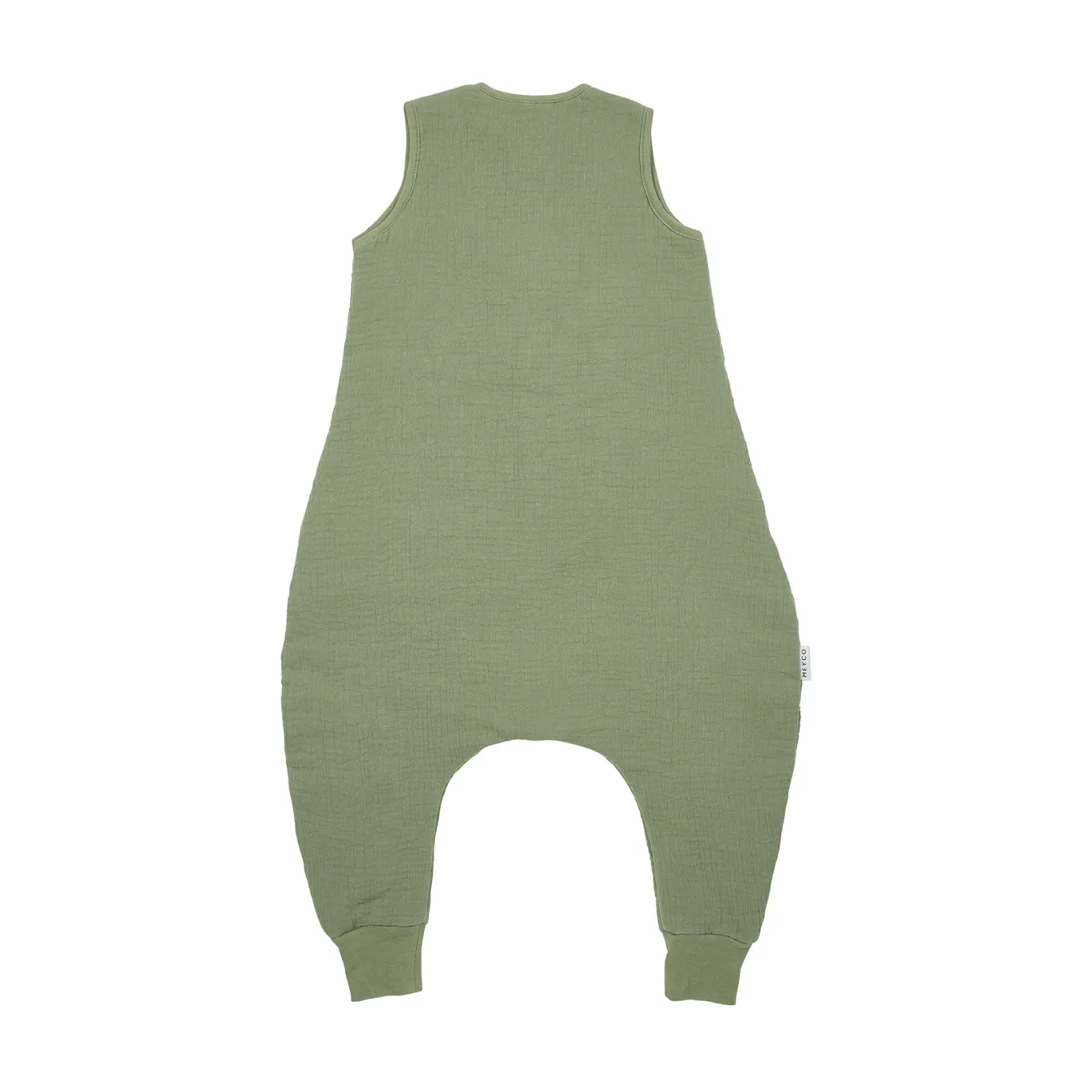 Schlafjumper Musselin Olive 92 cm