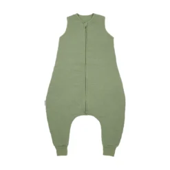 Schlafjumper Musselin Olive 92 cm