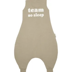 Schlafsack-Overall Jumper Slub "Team No Sleep" 80 cm