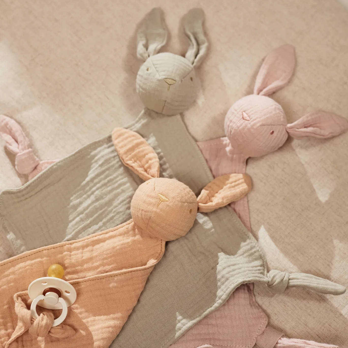 Schmusetuch Bunny Ears Moonstone