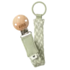 Schnullerkette Sage/Ivory