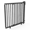 Schwenk-Türschutzgitter Plus 78,5 - 121 cm