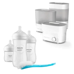 Set Sterilisator Premium SC 293/00 mit Flaschen Starter-Set SCD837/12