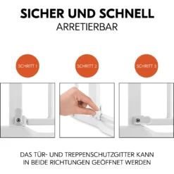 Set Clear Step Autoclose 2 mit 21 cm Verlängerung White