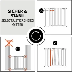 Set Clear Step Autoclose 2 mit 9 cm Verlängerung White