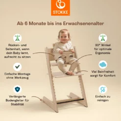 Set Tripp Trapp® Storm Grey mit Baby Set
