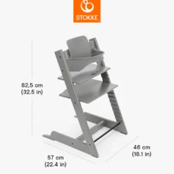 Set Tripp Trapp® Storm Grey mit Baby Set