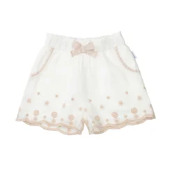 Shorts mit Stickerei