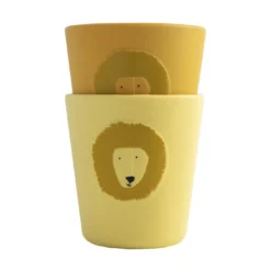 Silikon Becher 2er Pack - Mr. Lion