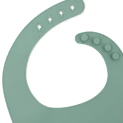 Silikon Lätzchen Ash Green