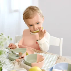 Silikon-Lätzchen Happy Fruits