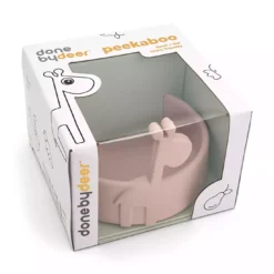 Silikon-Schüssel Peekaboo Raffi Rosa