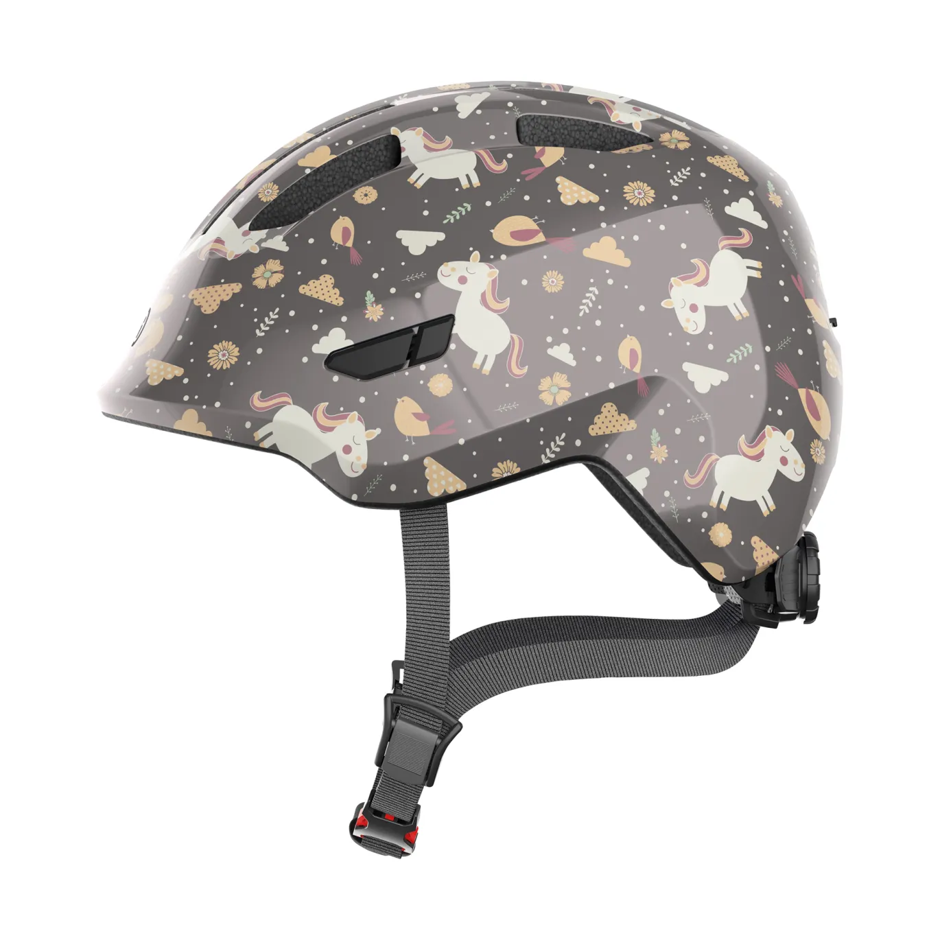 SMILEY 3.0 Kinderhelm Grey Horse M