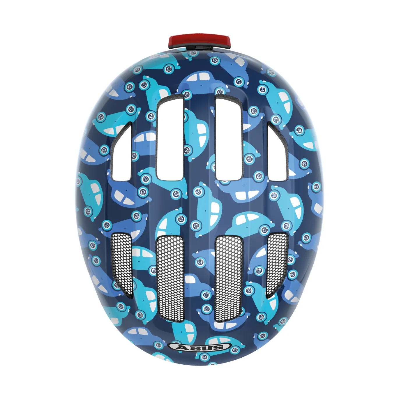 SMILEY 3.0 Kinderhelm LED Blue Car M
