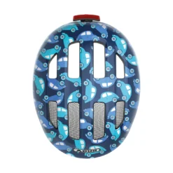 SMILEY 3.0 Kinderhelm LED Blue Car S