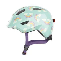 SMILEY 3.0 Kinderhelm LED Blue Rainbow M