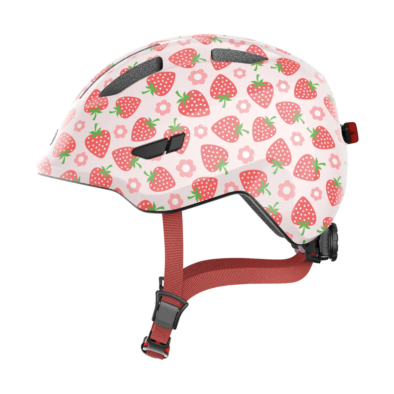 SMILEY 3.0 Kinderhelm LED Rose Strawberry M