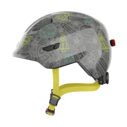 SMILEY 3.0 Kinderhelm LED Space Grey M