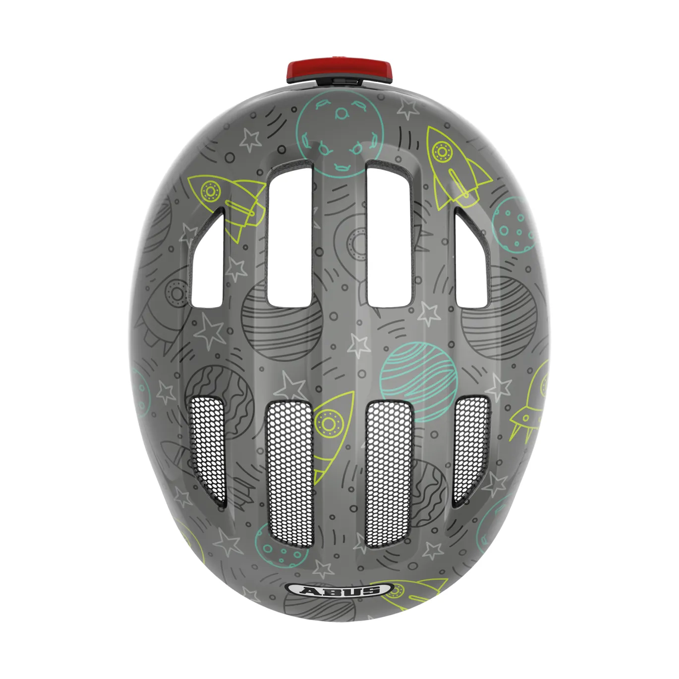 SMILEY 3.0 Kinderhelm LED Space Grey M