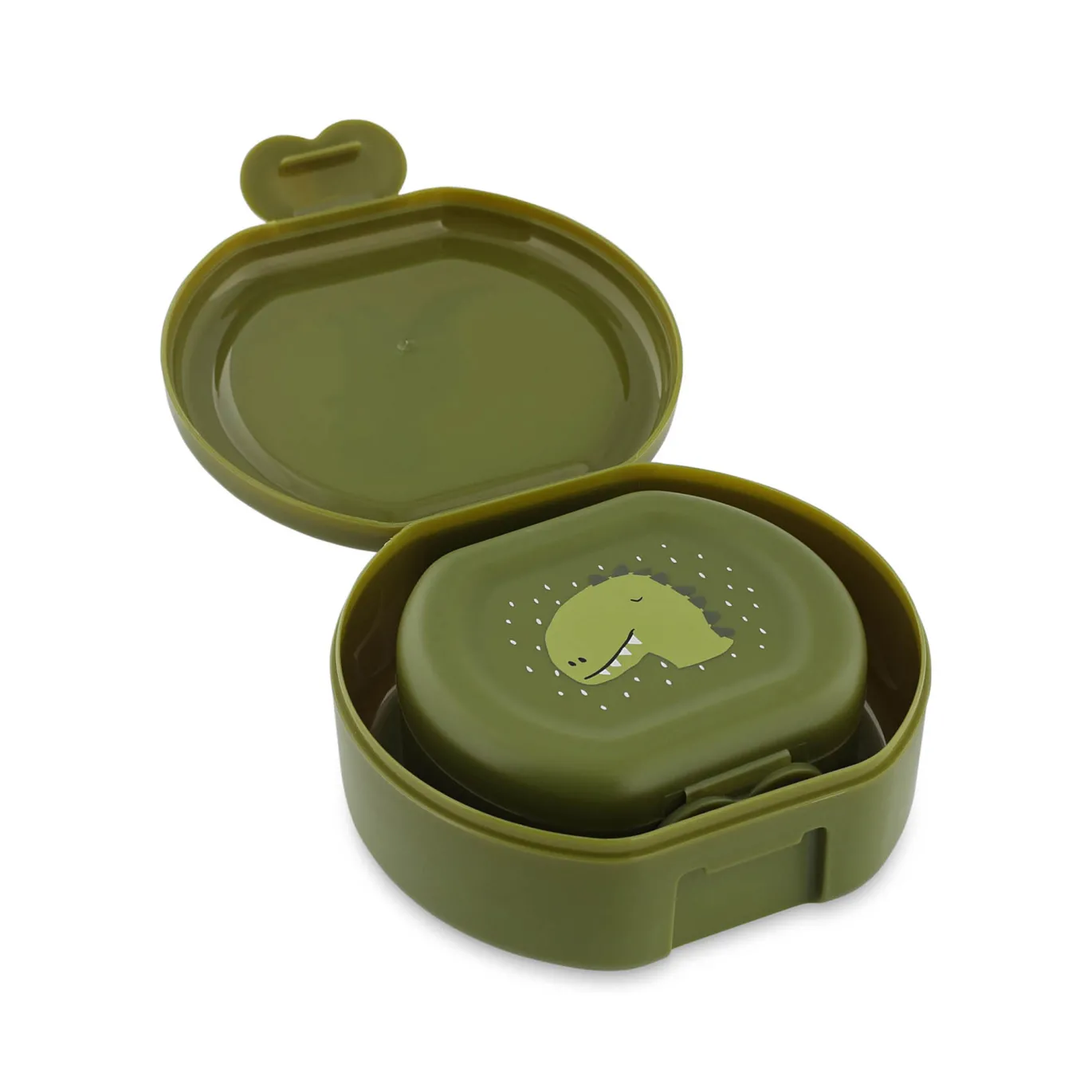 Snackbox mit Clip - 2er-Set - Mr. Dino