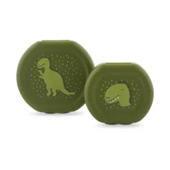 Snackbox mit Clip - 2er-Set - Mr. Dino