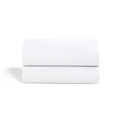 Snüz Spannbettlaken (Moseskorb), 2er-Pack- Weiß