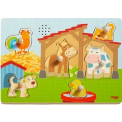 Sound-Greifpuzzle Auf dem Land
