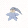 Spielpuppe blau