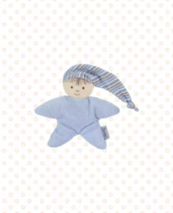 Spielpuppe blau