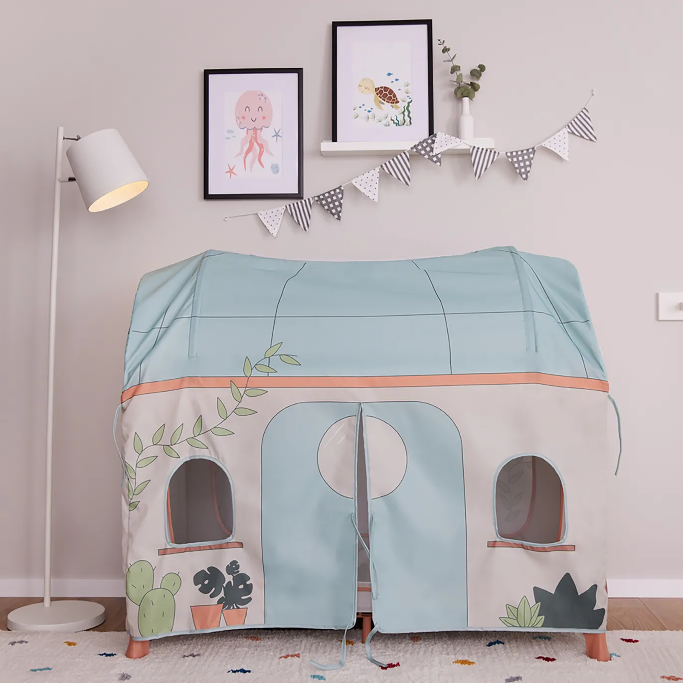 Spielzelt für Reisebett Plants