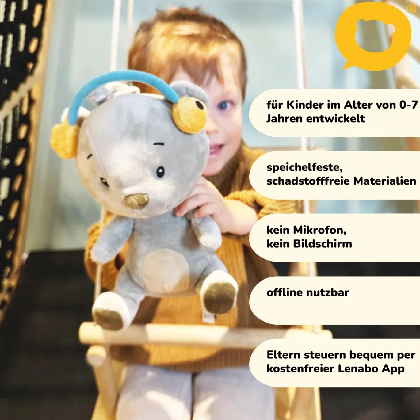 Starter Kit Lenabie Bär Aaron & Lenabo Smart Speaker
