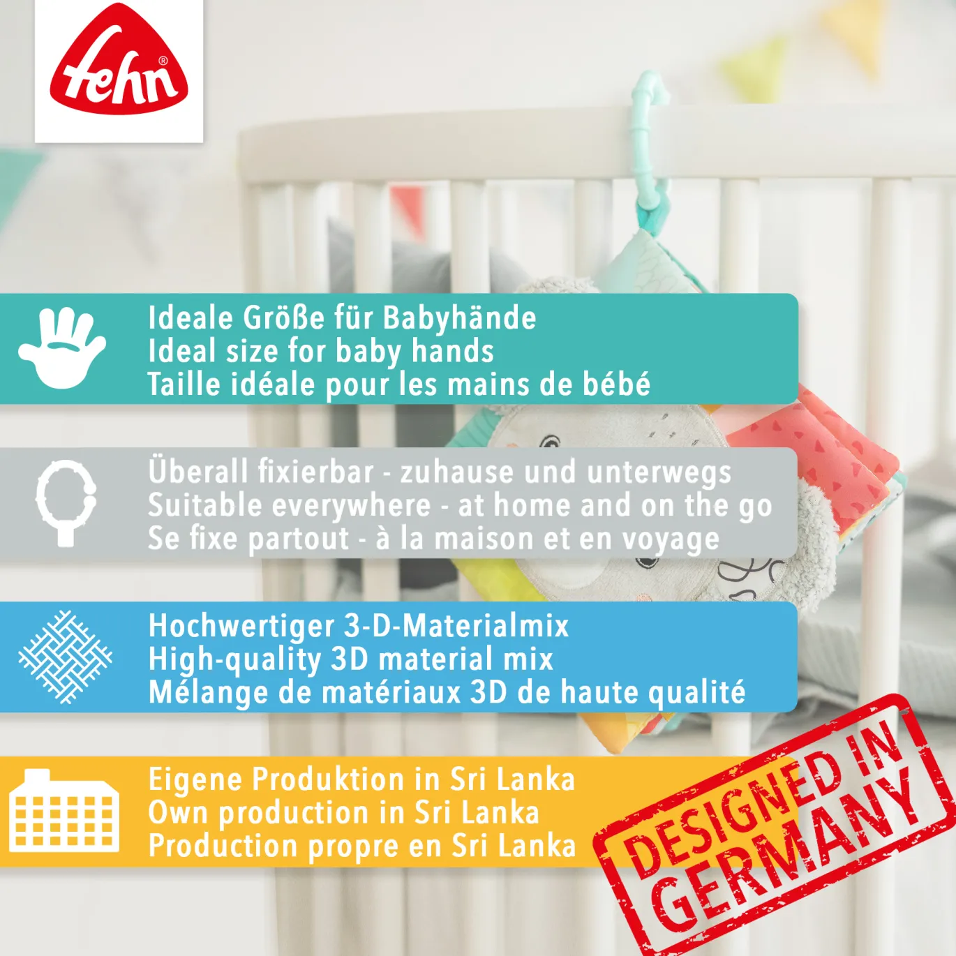 Stoffbuch Elefant Erik